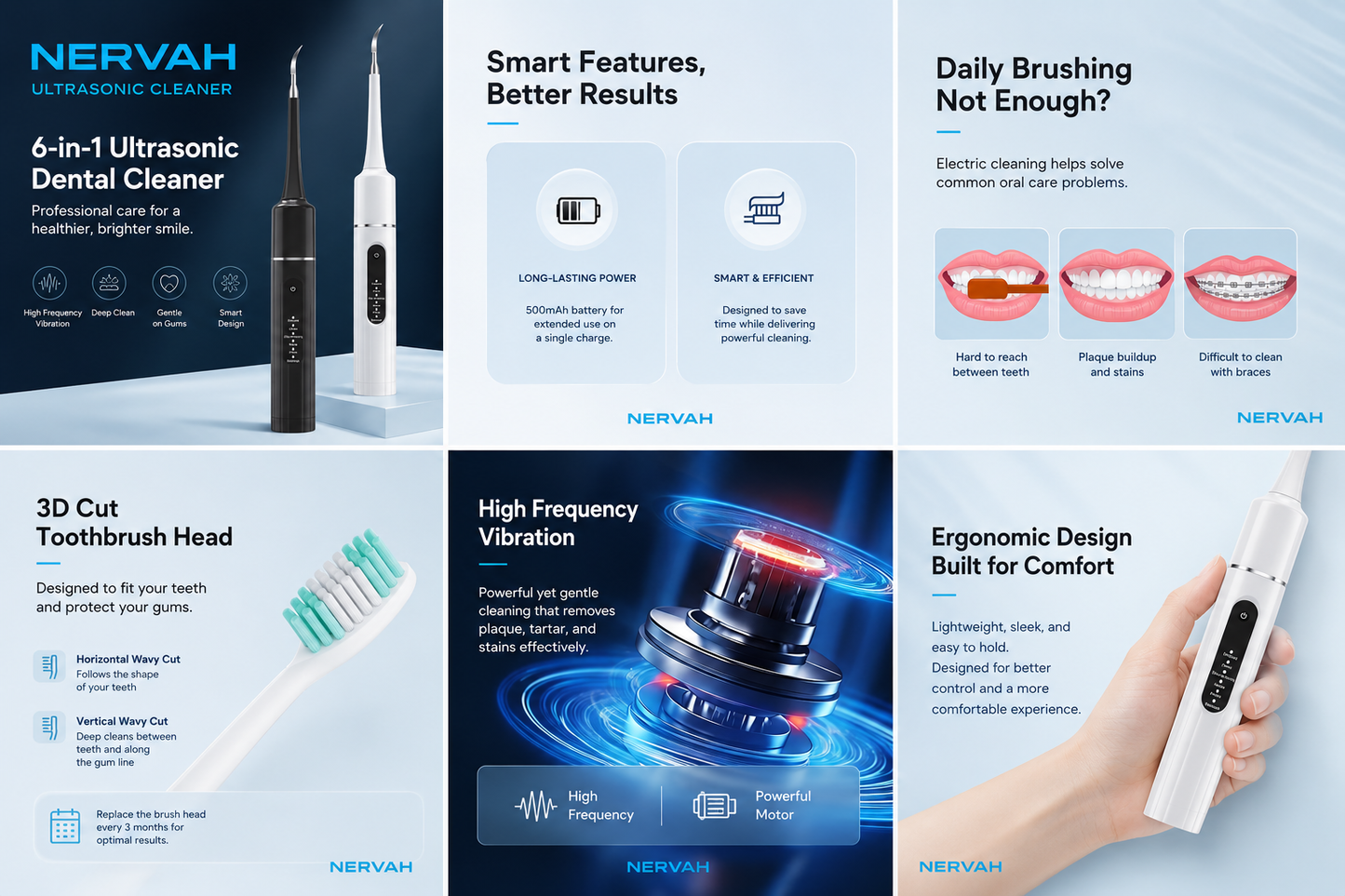 Ultrasonic Dental Tartar Remover Electric Tooth Cleaner