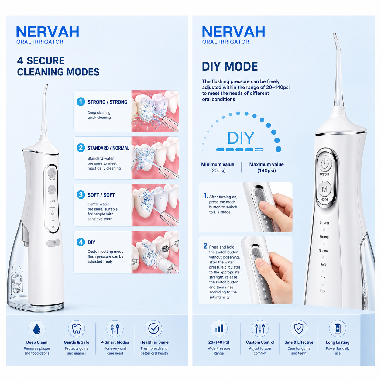 Oral Irrigator Jet Water Floss