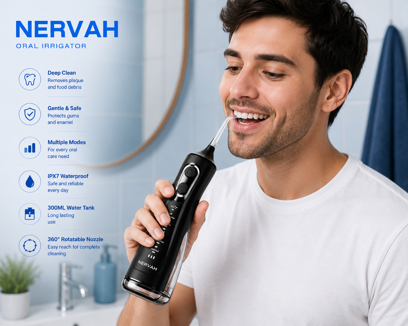 Oral Irrigator Jet Water Floss